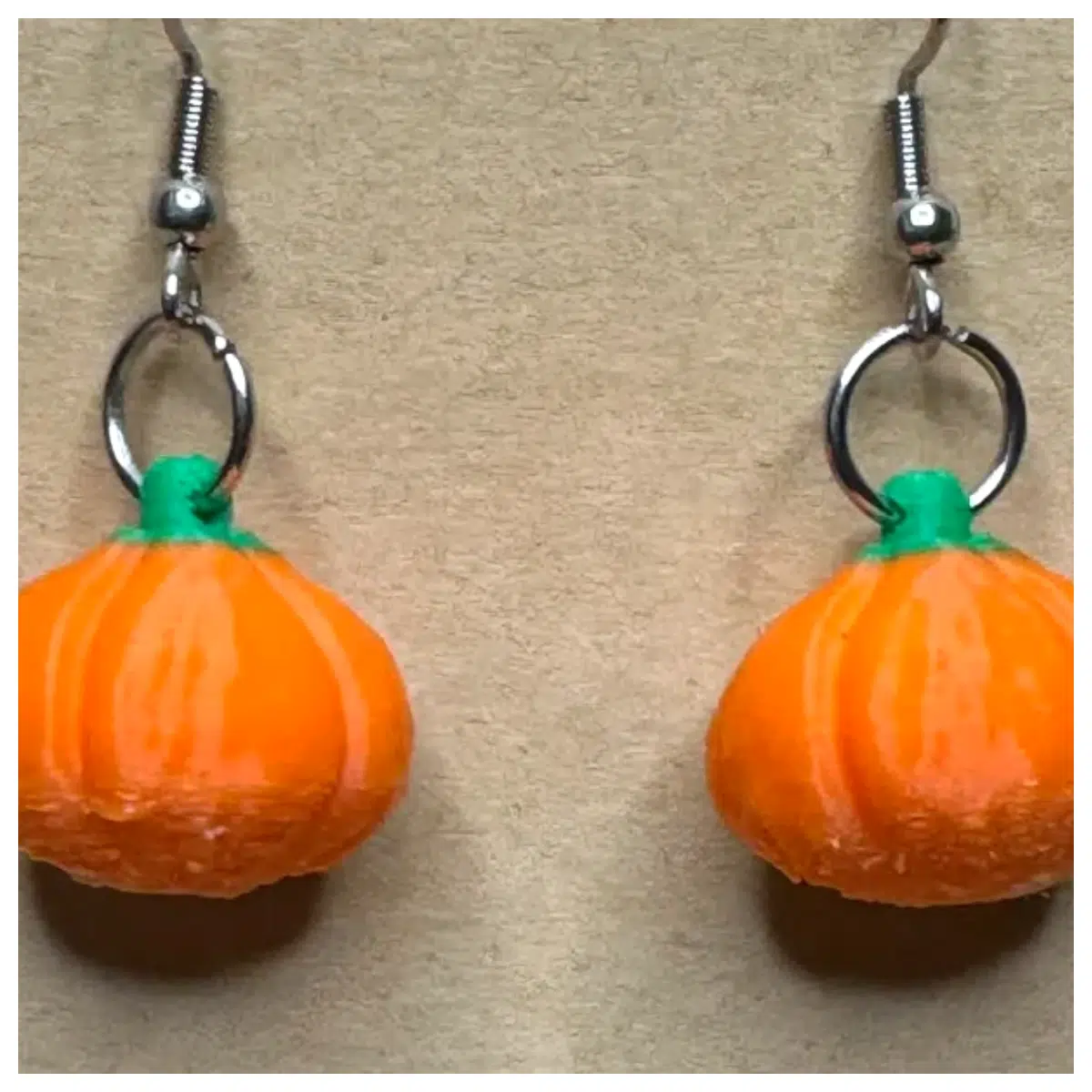 Halloween Earrings Women s Style Festival Decoration Party Accessories Creative Stud Earrings Orange Cute Decoration