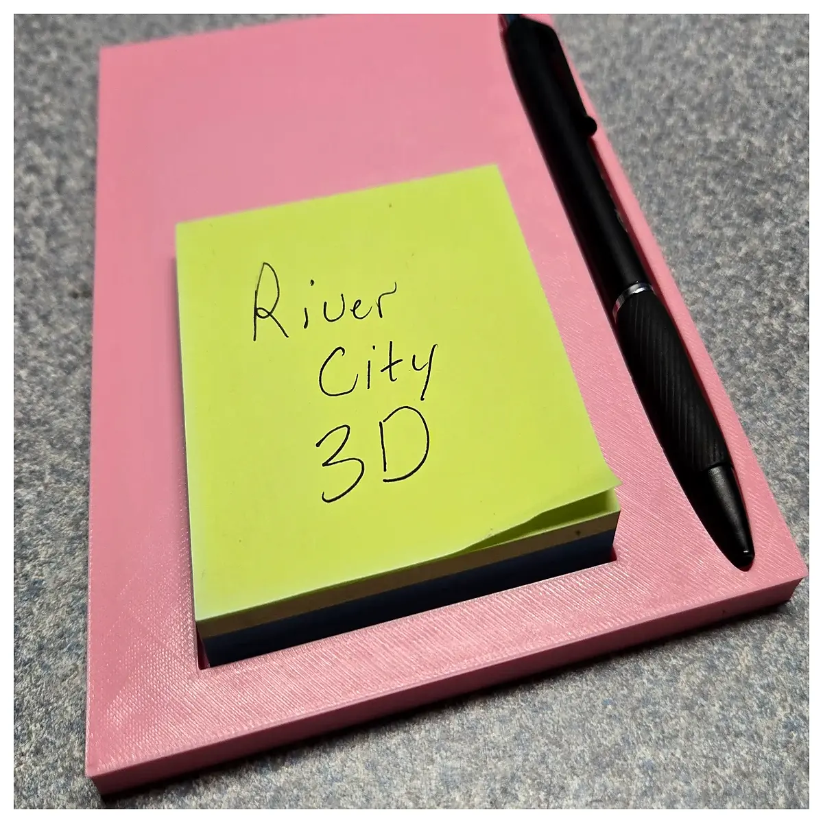 desktop sticky note organizer holder for office supplies storage
