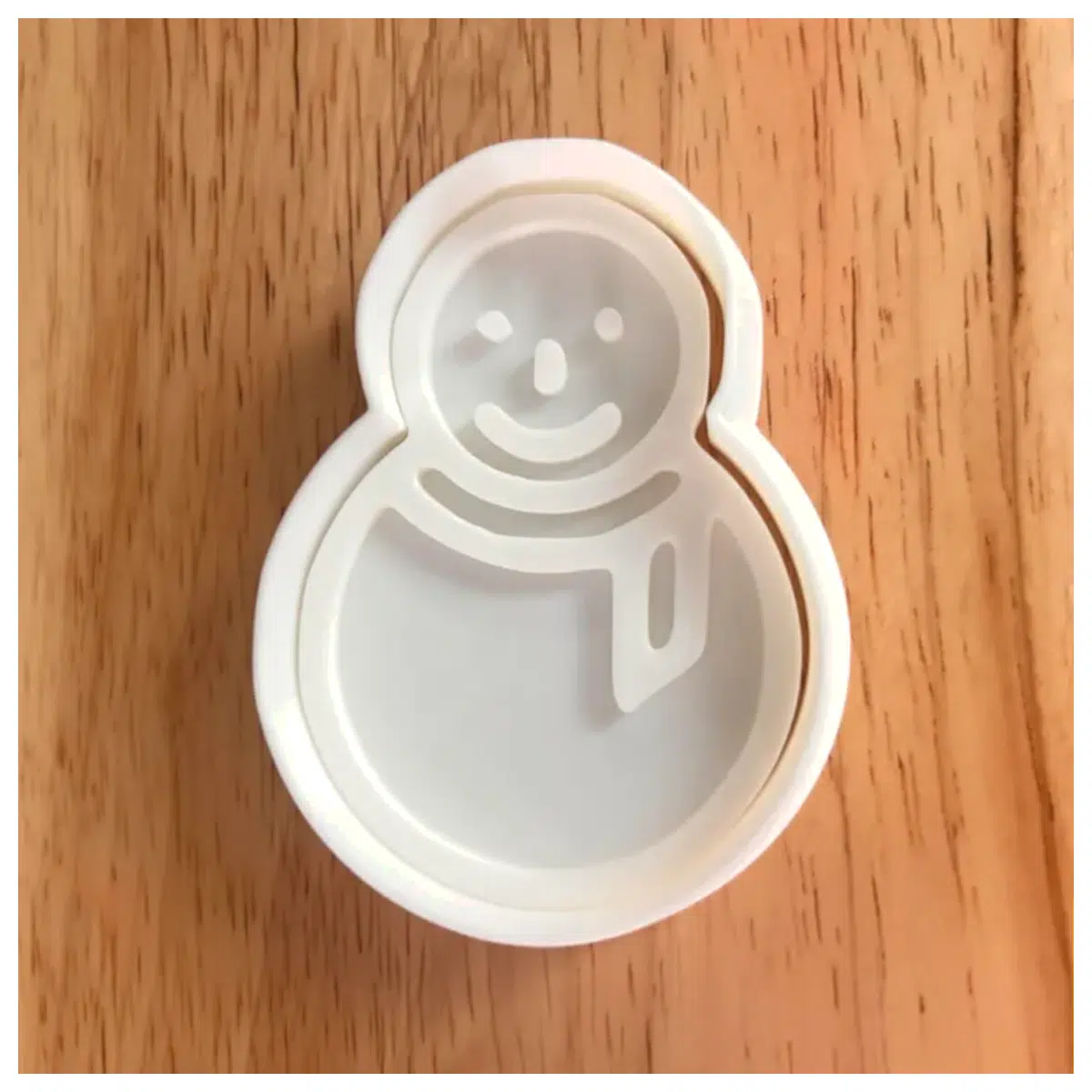christmas snowman cookie cutter set holiday baking molds for sugar dough