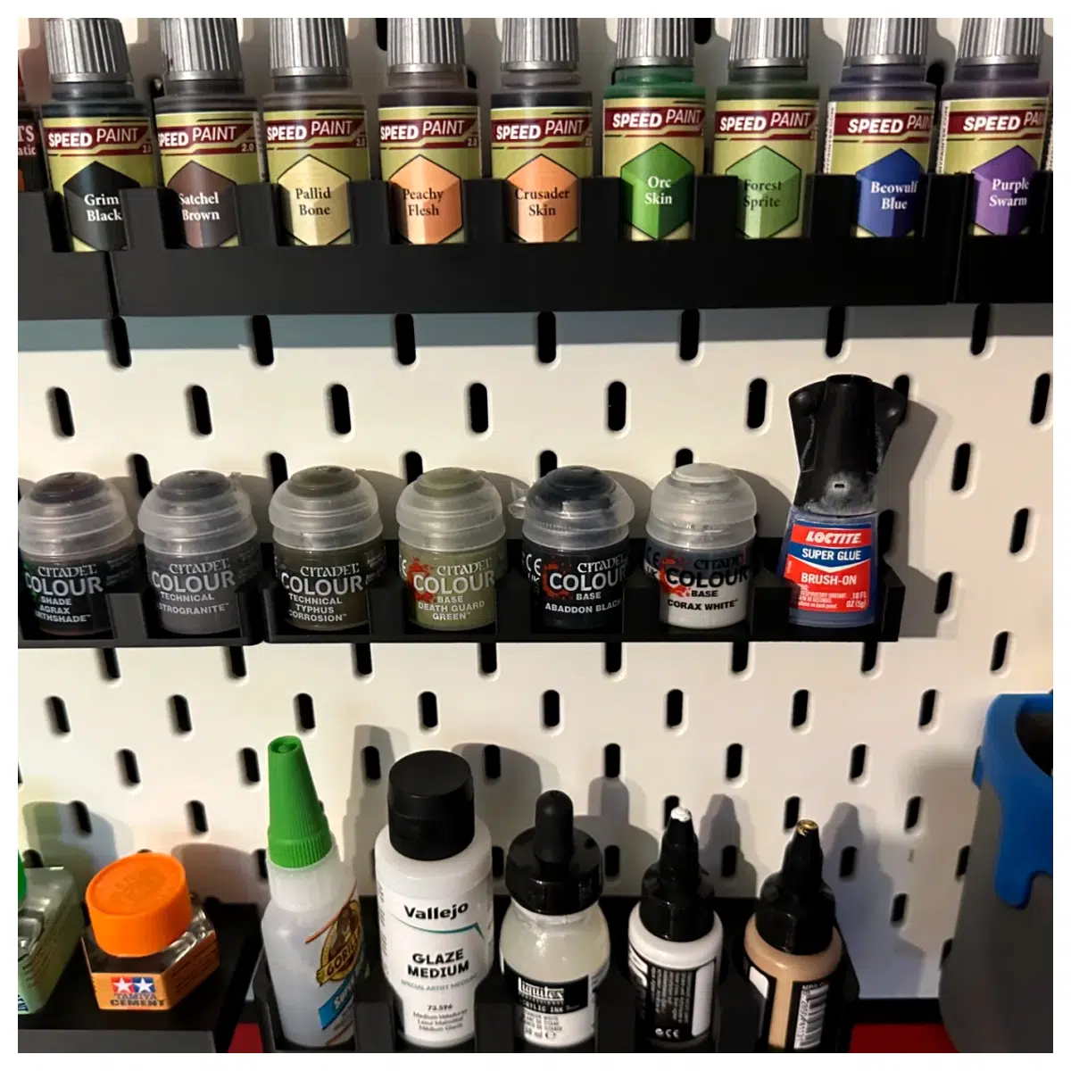 Vallejo GSW AK Large Can Paint Support Stand Skadis Paint Surface Treatment Spraying Tools Car Primer