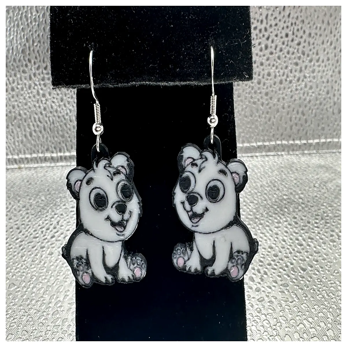 Polar Bear Earrings Women s Cute Little Bear Stud Earrings Simple Fashion Trendy Earrings Christmas Gift Festive Decoration