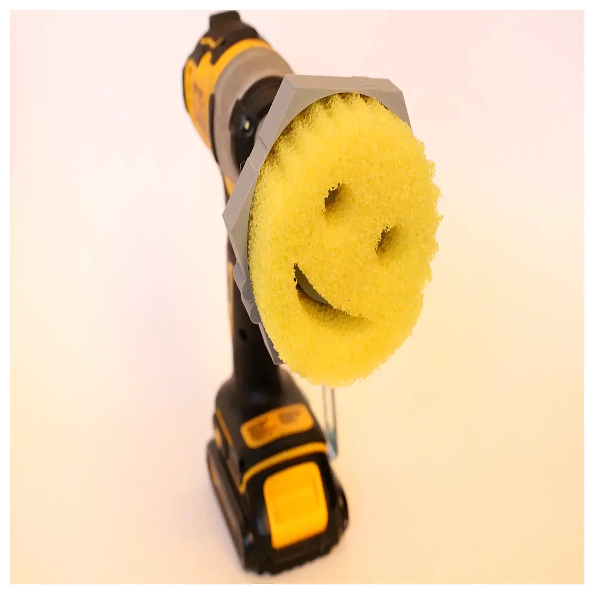 duty cleaning brush drill attachment for grout scrubbing and tile deep clean