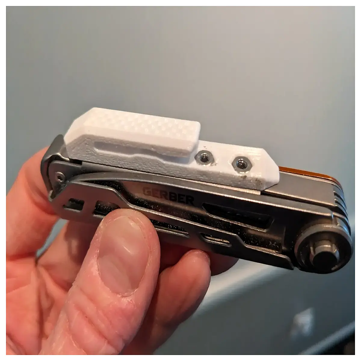 armbar drive pocket clip adapter with two nuts for bike maintenance tools