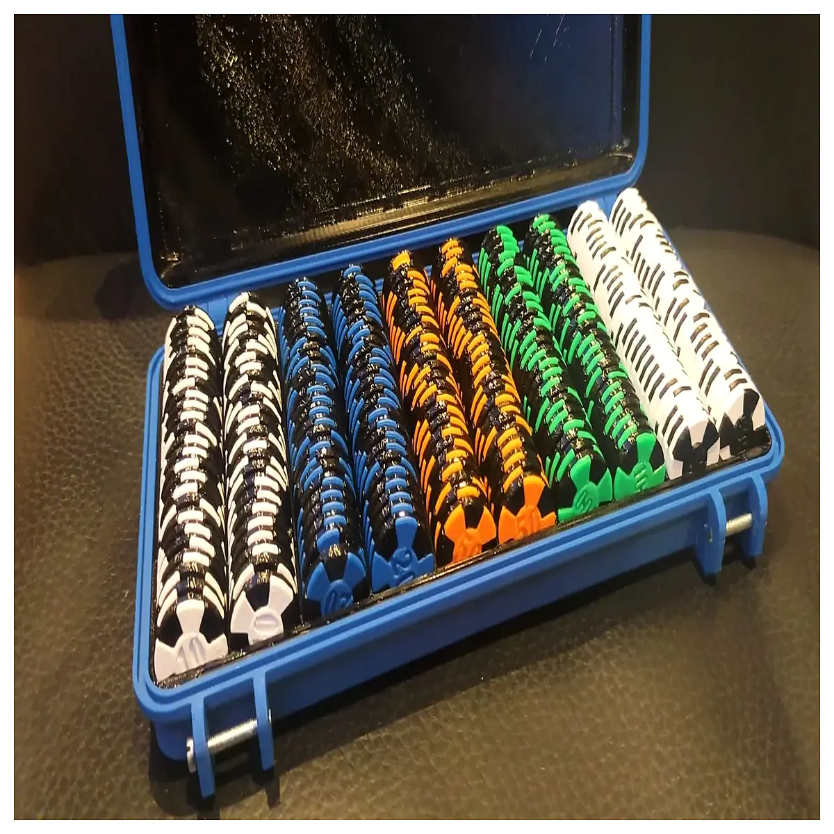Mini Poker Chip Case Storage Box Card Game Accessories Desktop Game Storage Chips Toy Box
