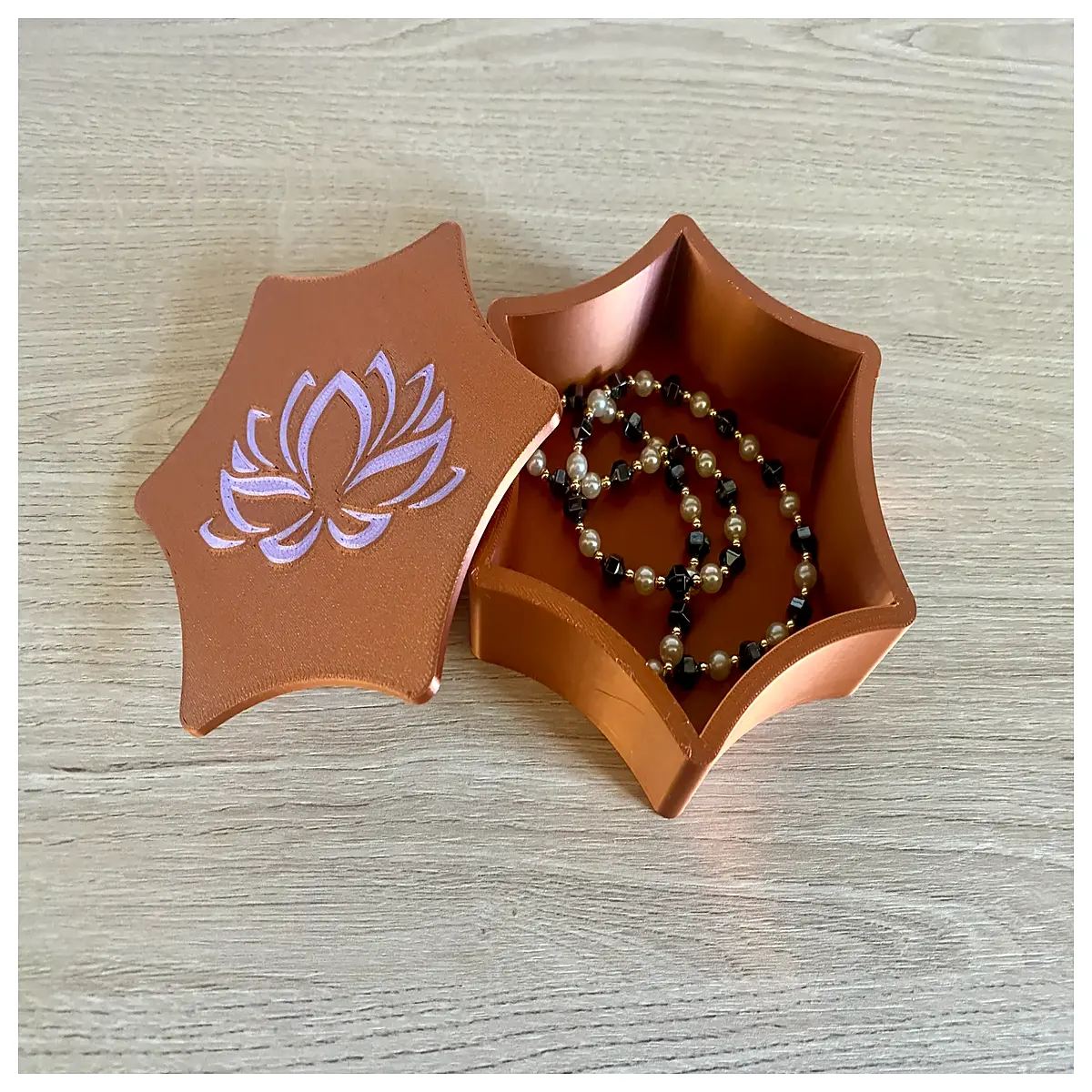 flower jewelry box organizer storage for rings necklaces earrings vintage wooden women