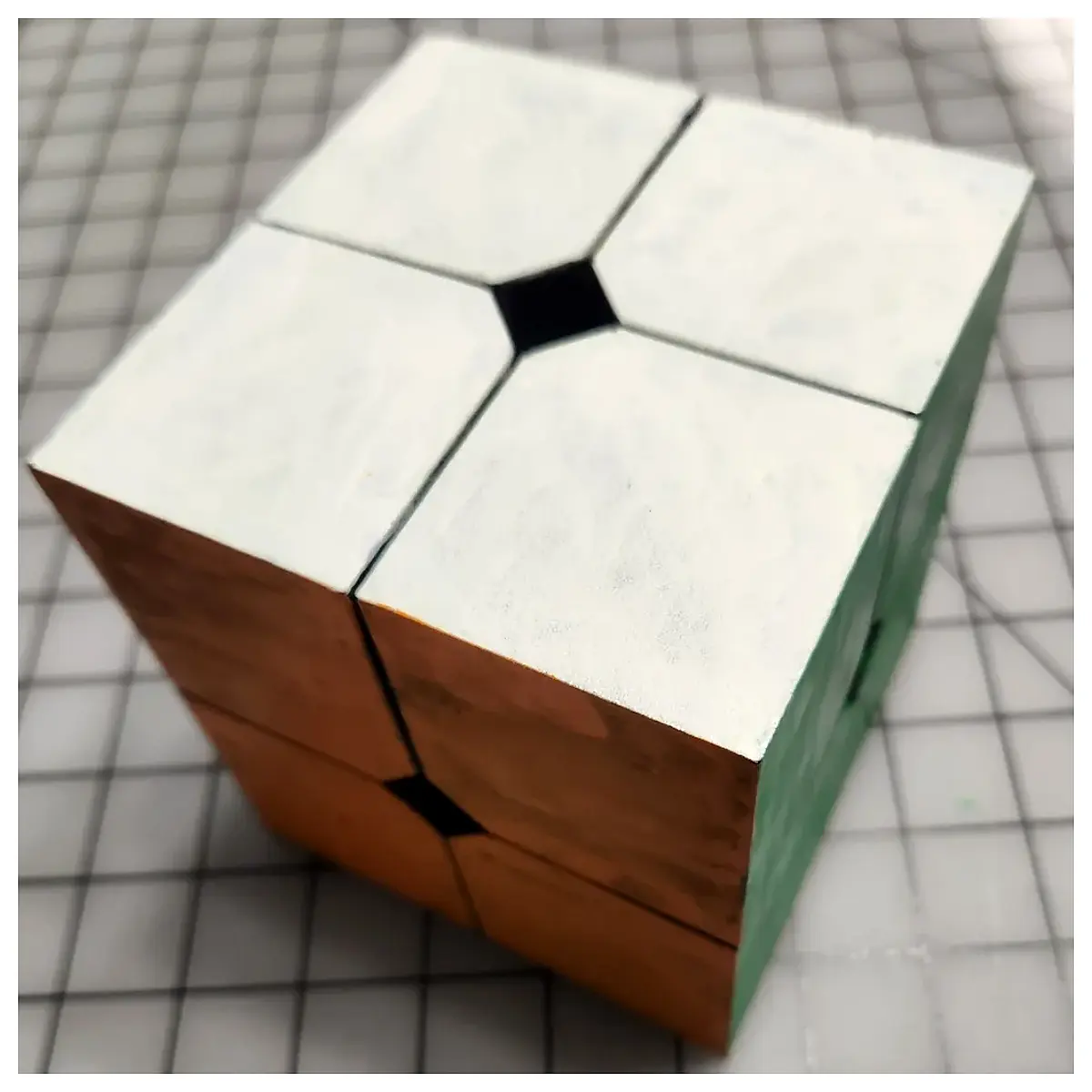 Large 2x2 s Cube Lid Replacement Cover Magnetic Speed Rotation Puzzle Toy Cube Accessories