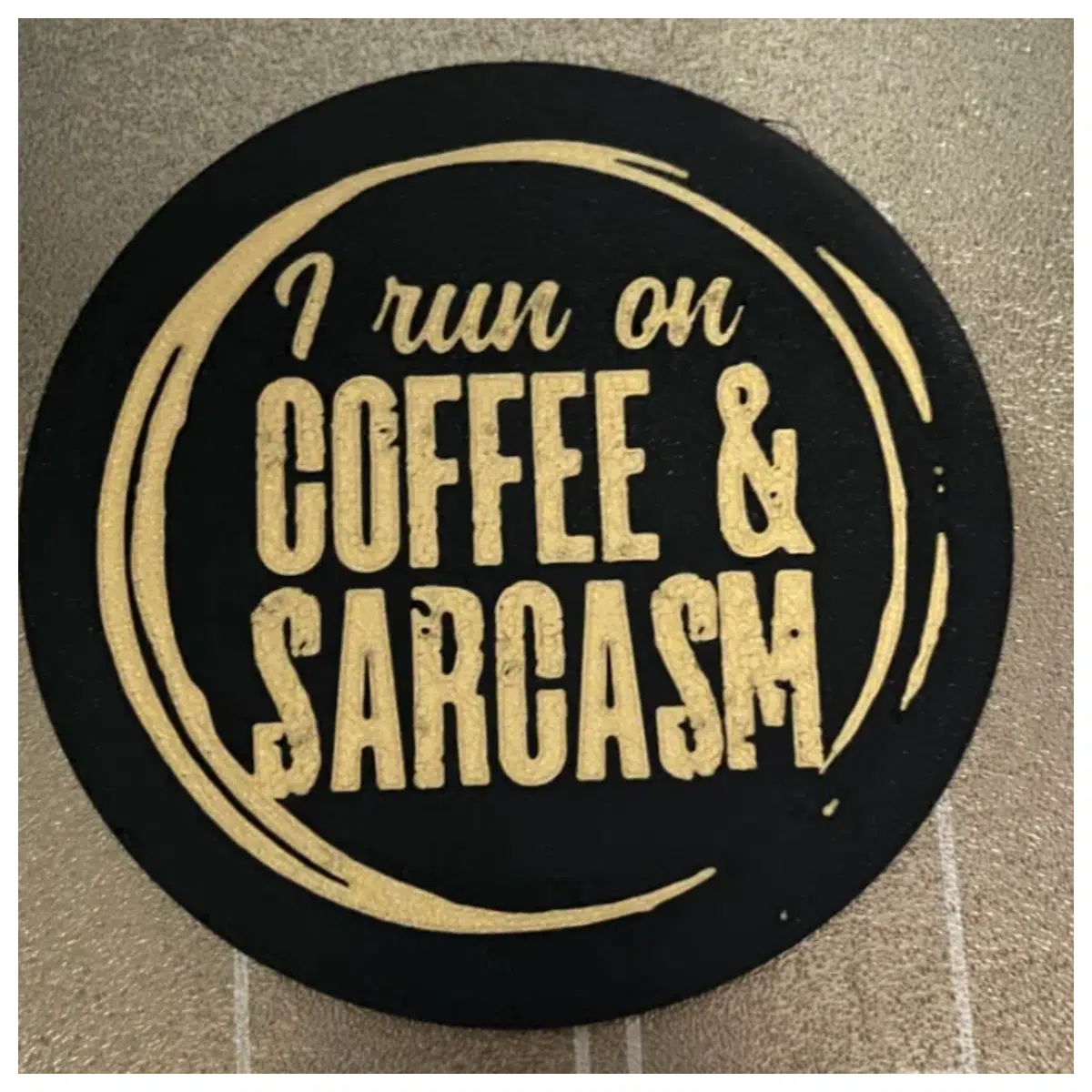 sarcastic coffee lover gifts witty barista mug coasters funny office desk accessories cynical humor home decor sarcastic sayings for coffee addicts