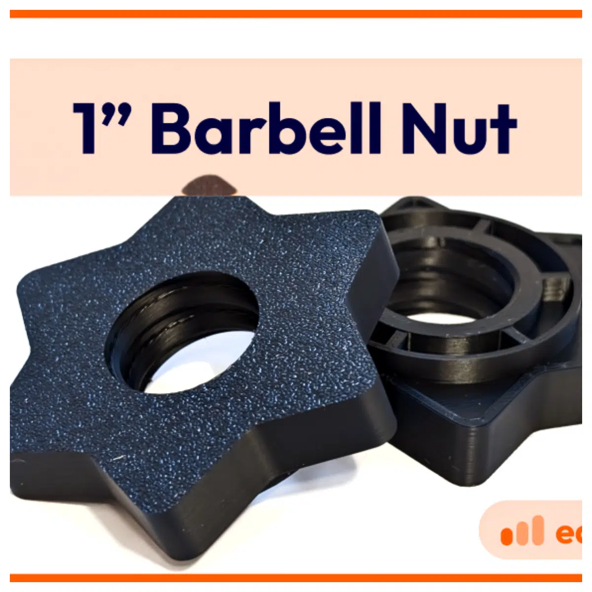 1 Inch Barb Mount for Kettlebell Dumbbell Accessory Fitness Equipment Gym Hardware Strength Training Bolt Barb Fittings