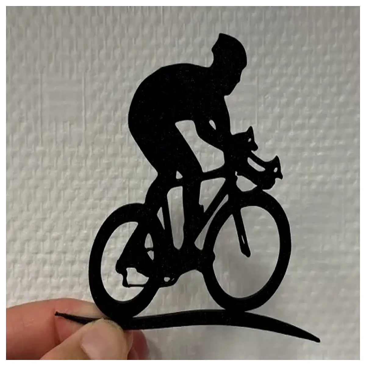 decorative road bike wall art metal sign vintage cycling decor for garage man cave home gym