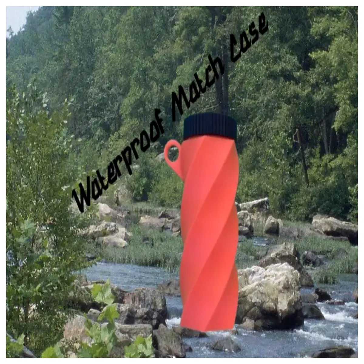 Waterproof Match Box Outdoor Survival Wet Environment Fire Starter Box Camping Accessories