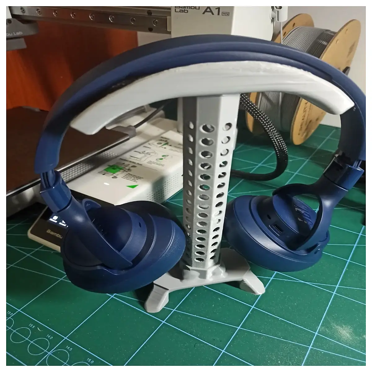 Desktop Headphone Stand Phone Holder Computer Earbuds Mount Desk Organizer Support Desktop Headphone Stand