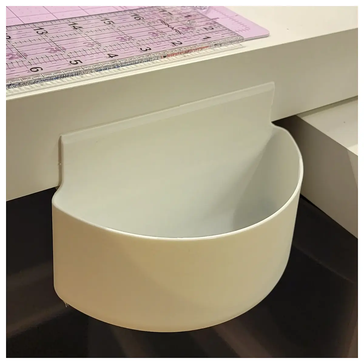 Desktop Trash Can Removable Easy Cleanup Kitchen Bathroom Cleaning Supplies Waste Catcher Organizer