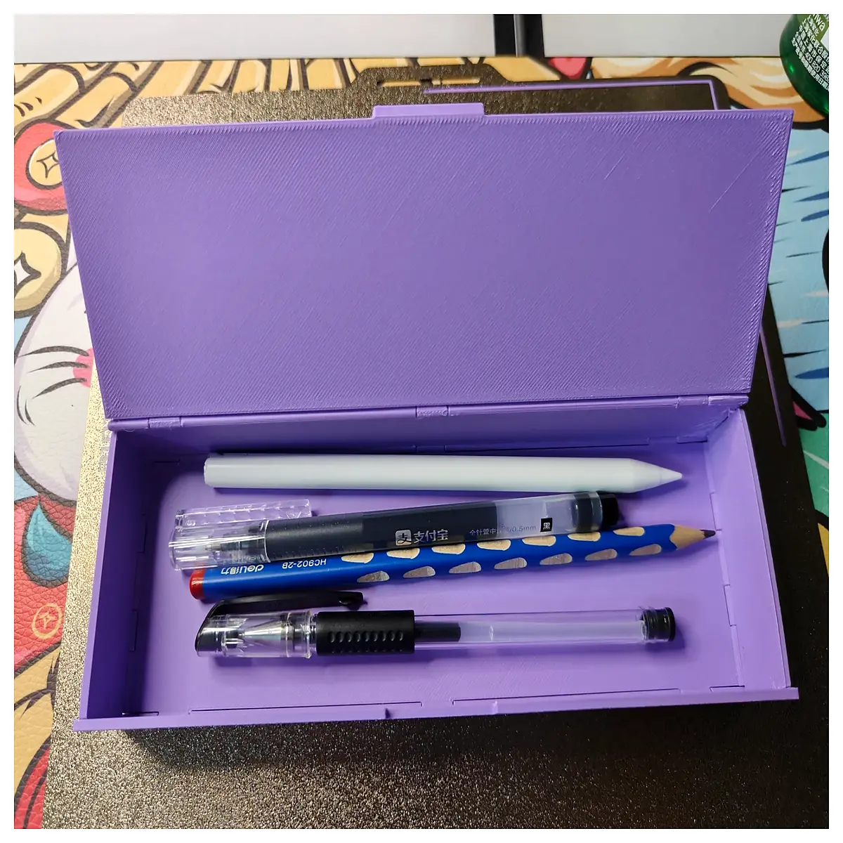 Space Saving Stationery Box Eco Friendly Creative Pencil Case Organizer Student Supplies Reduce Waste Compact Design