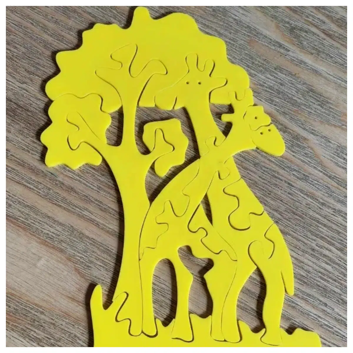 Giraffe Puzzle Animal Brain Teaser Kids Puzzle Fun Assembly Game Challenge Your Mind