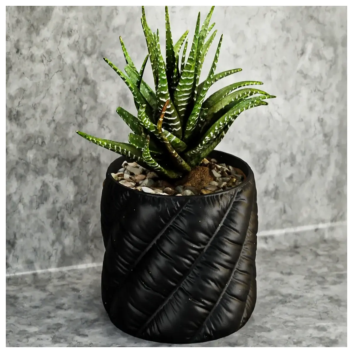 Artificial Flower Pot Decorative Indoor Garden Arrangement Creative Floral Accessories Planter Flower Vase Decoration