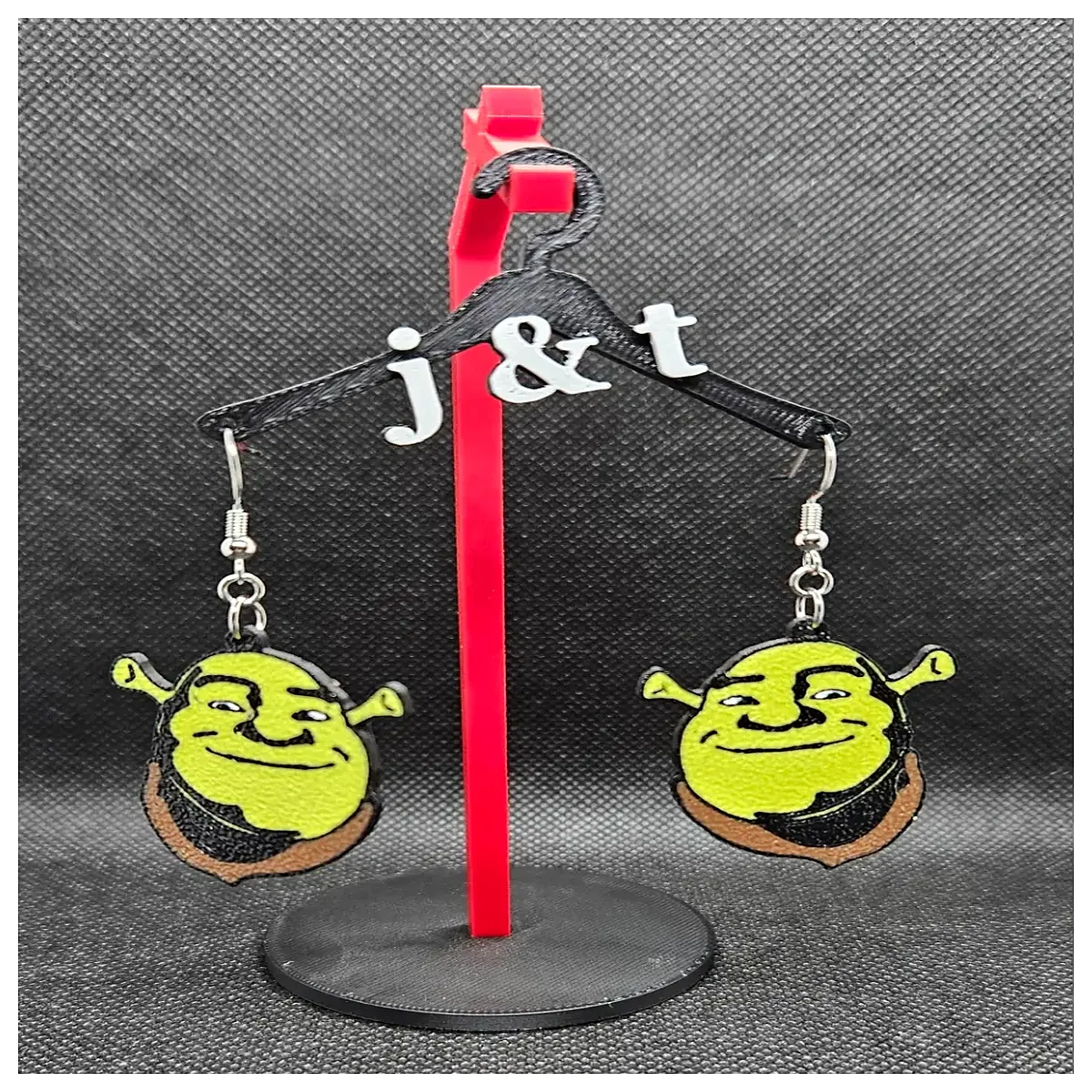 Earrings Swamp Theme Jewelry Character Accessory Fans Cartoon Decor