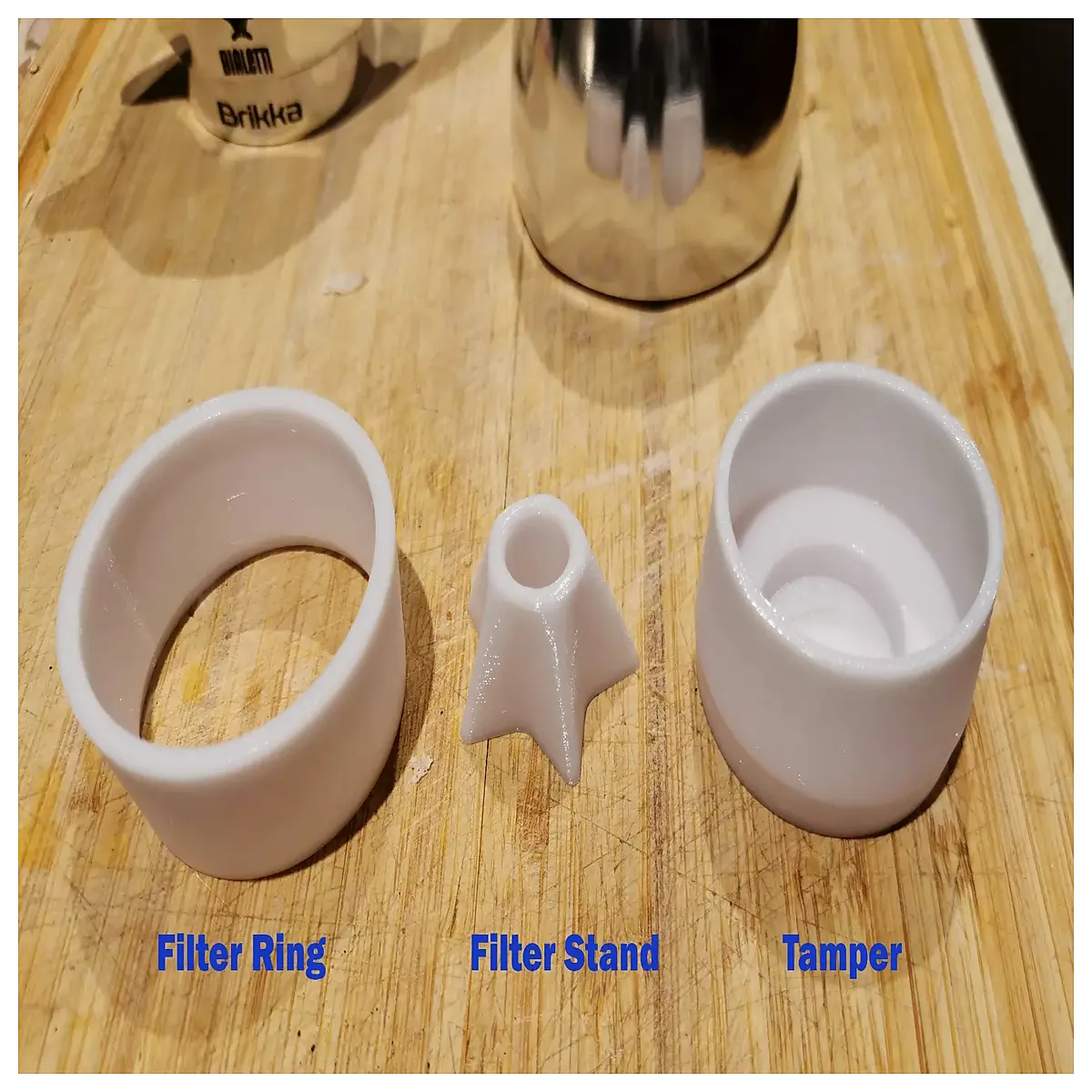 Moka Pot Accessories Set Coffee Brewing Tools Filter Mesh Filter Bowl Lid Moka Pot Replacement Parts Coffee Lover s Essential