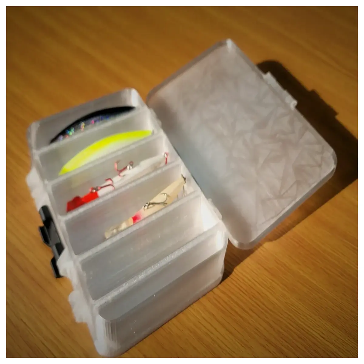 Hard Bait Box Fishing Tackle Storage Container Fishing Gear Organizer Soft Bait Case Accessory Box