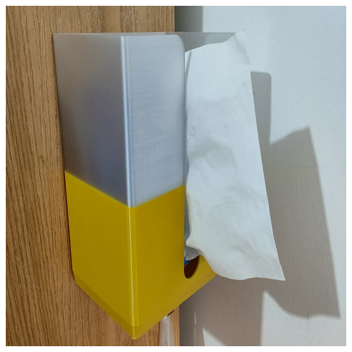 Tissue Paper Wall Mounted Dispenser Holder Tissue Box Wall Mounted Bathroom Paper Rack Kitchen Tissue Holder Tissue Fixation