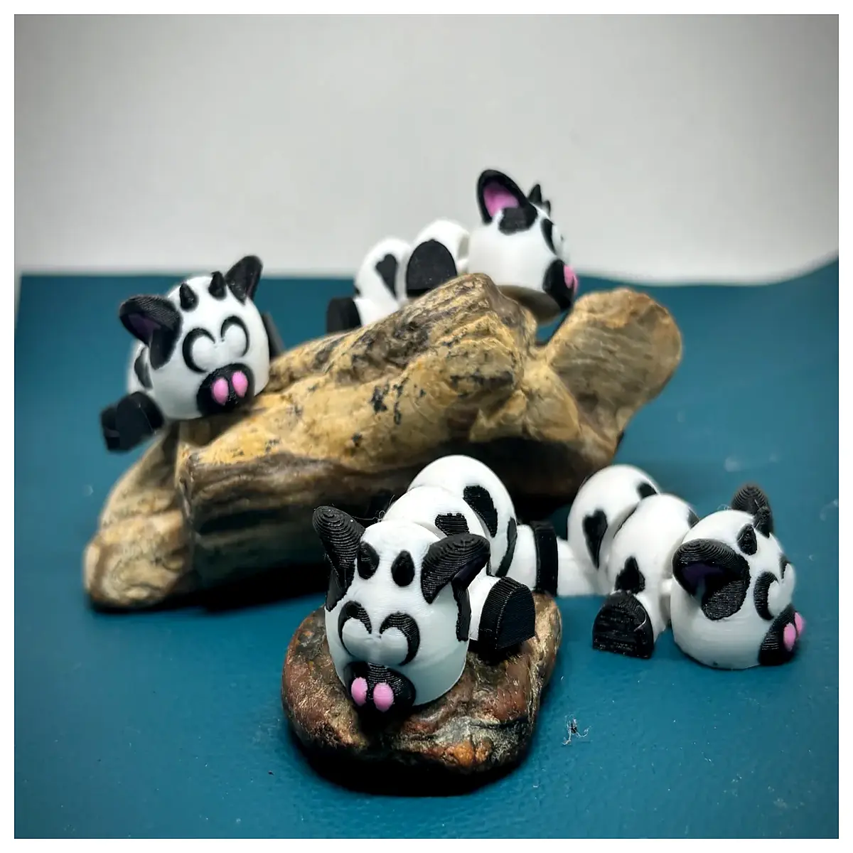 cute plush chubby calf toy with movable joints for kids