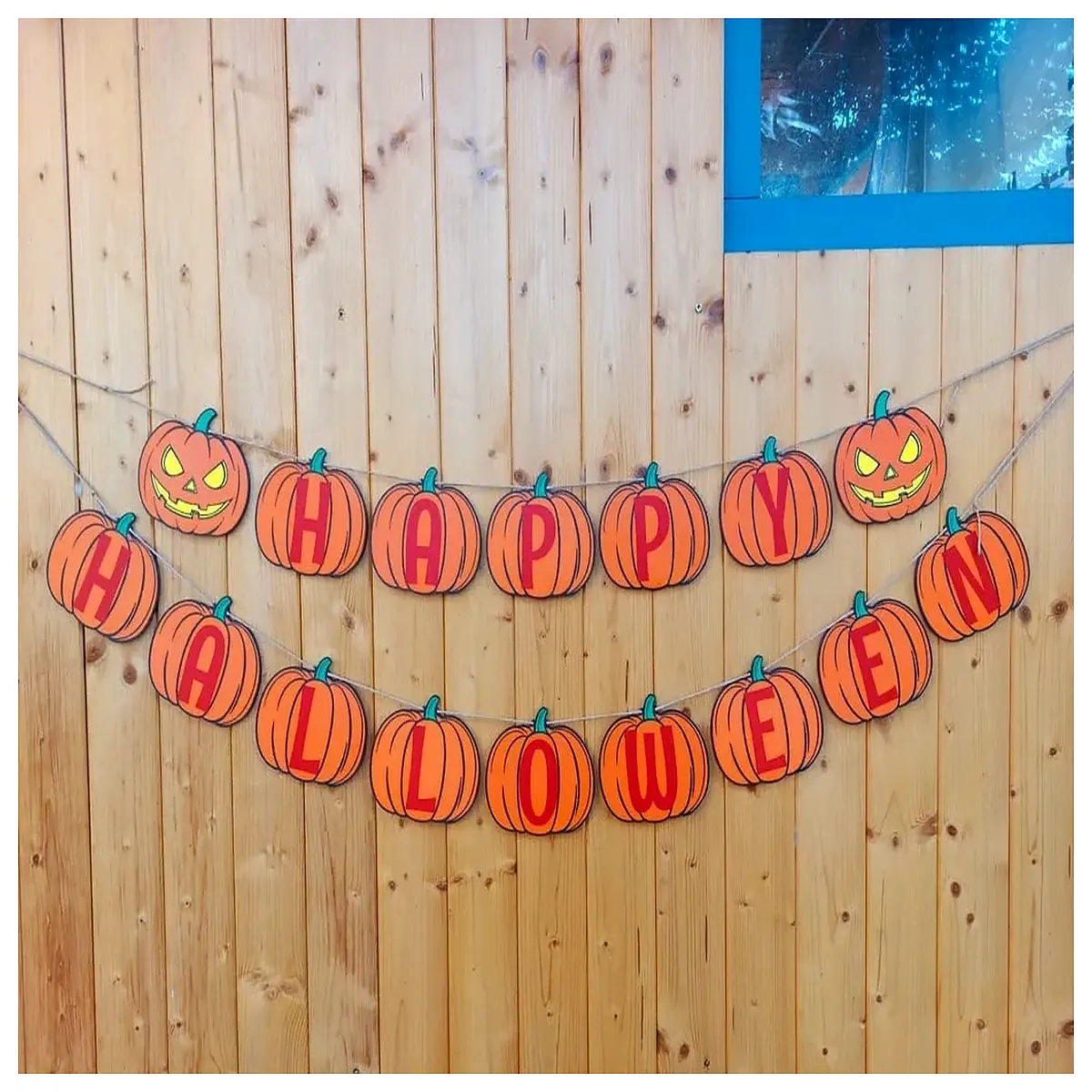 Double Sided Happy Halloween Festival Decoration Fabric Party Halloween Decor Party Supplies