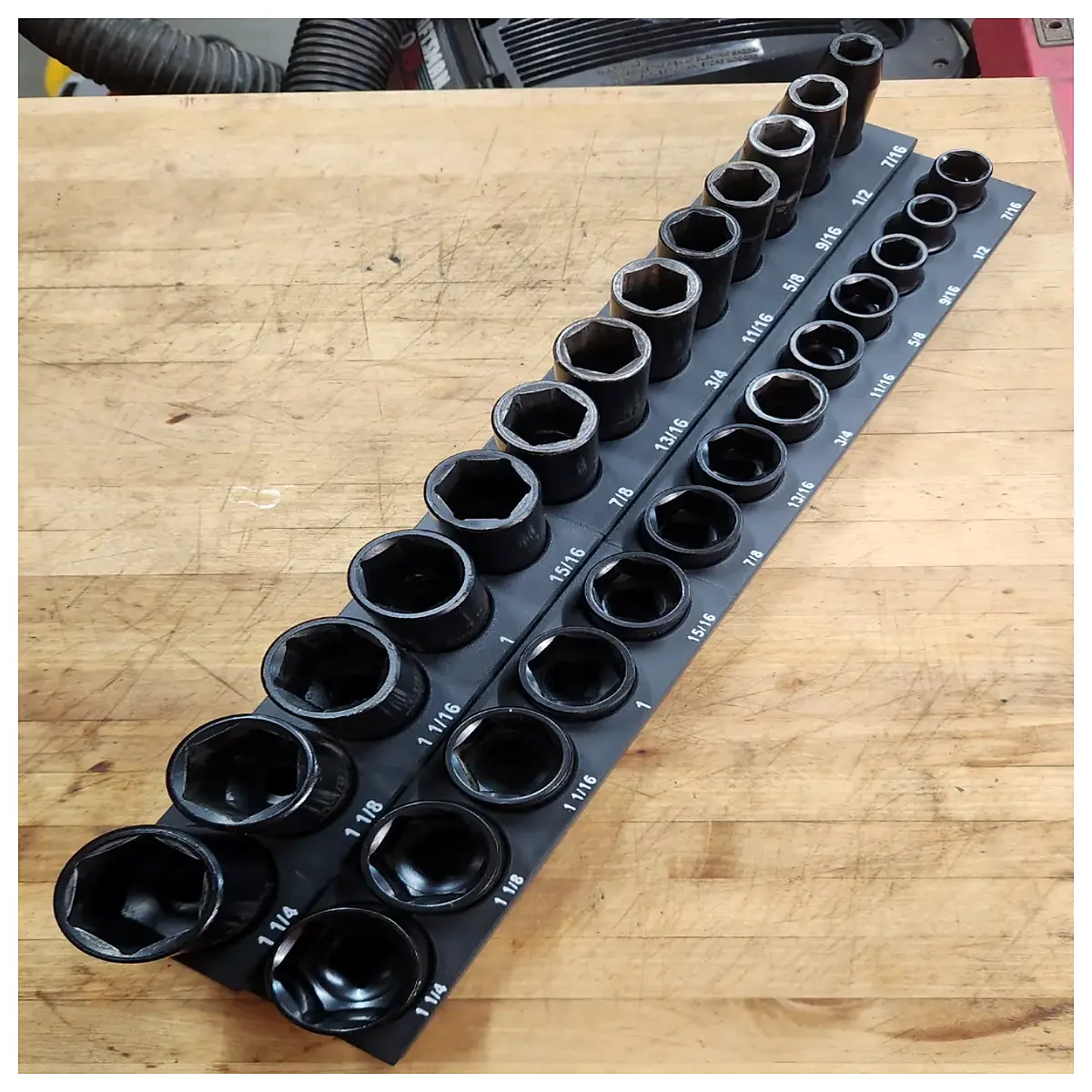 Pittsburgh SAE 12 Inch Impact Socket Set Drive Tool Socket Wrench Repair Parts