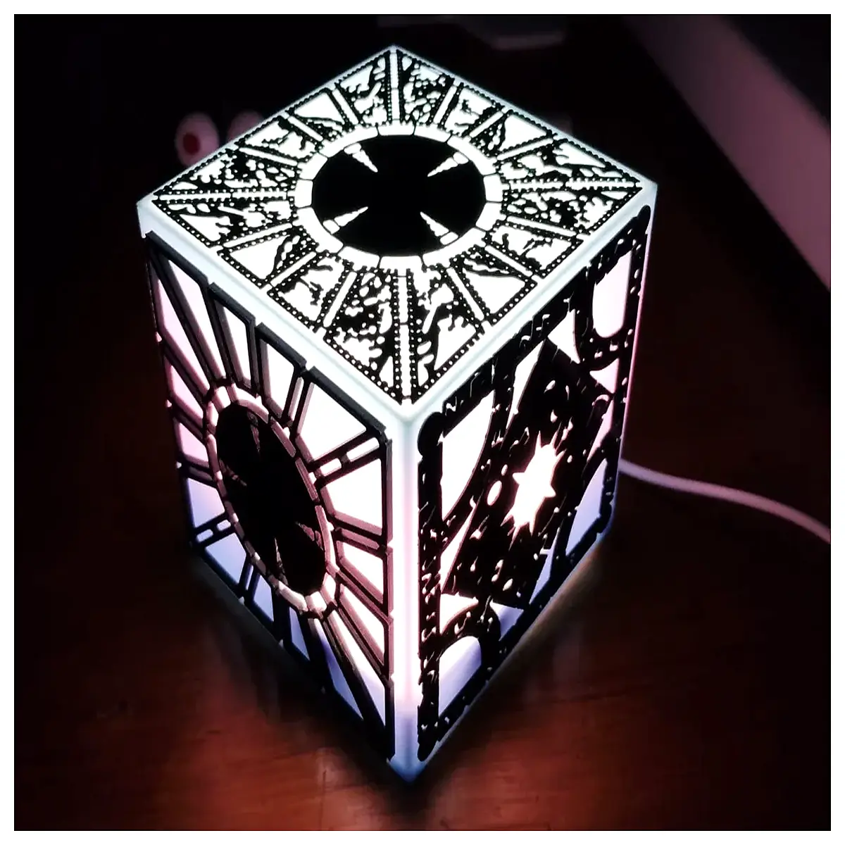 puzzle devil skull night assembly diy toy for men