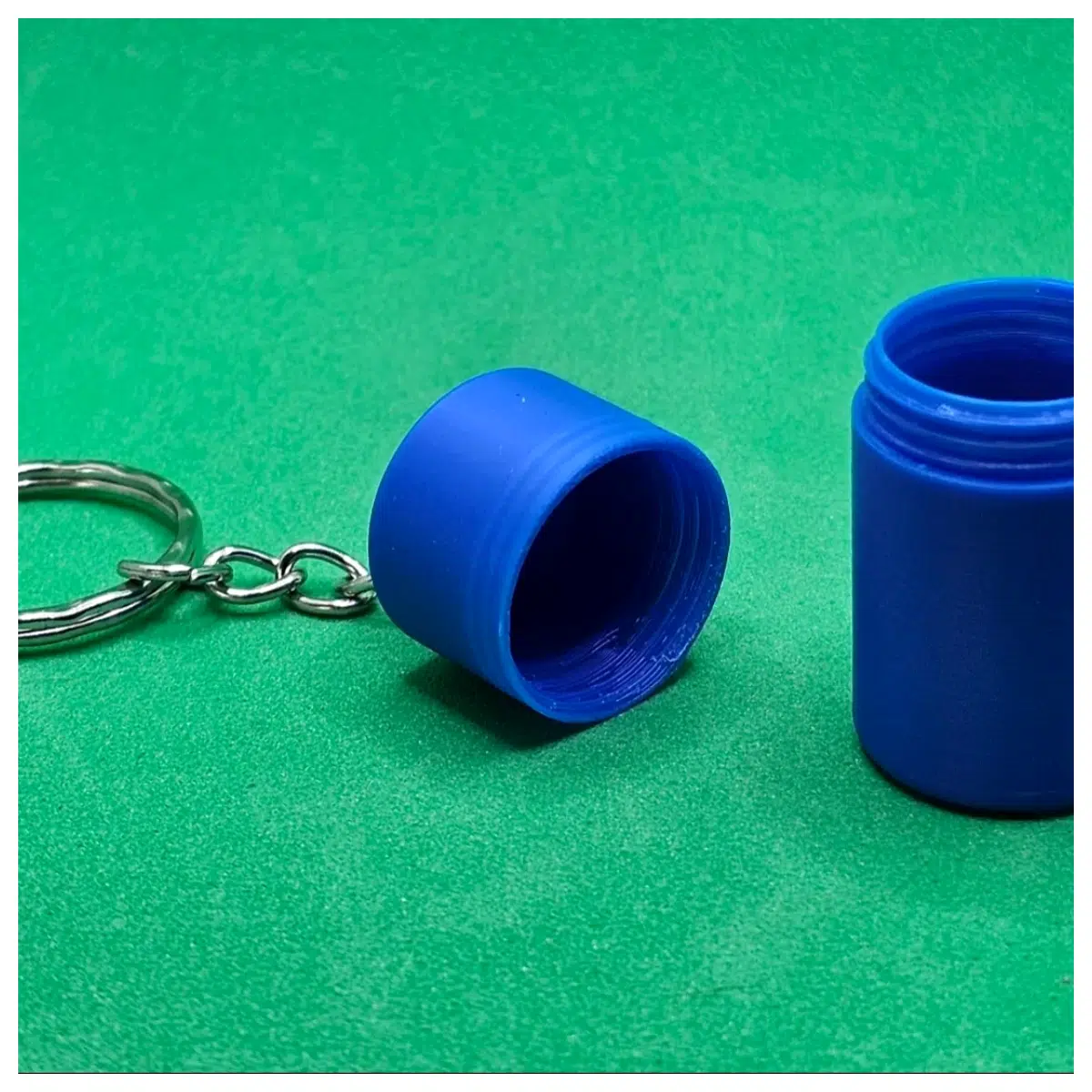 pill organizer keychain daily medication tracker portable pill box for travel emergency
