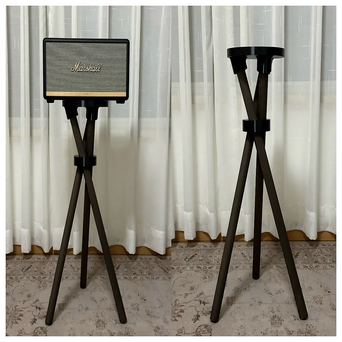 Speaker Shelf Stand Small Desk Support Audio Accessory Desktop Organizer Sound System Parts