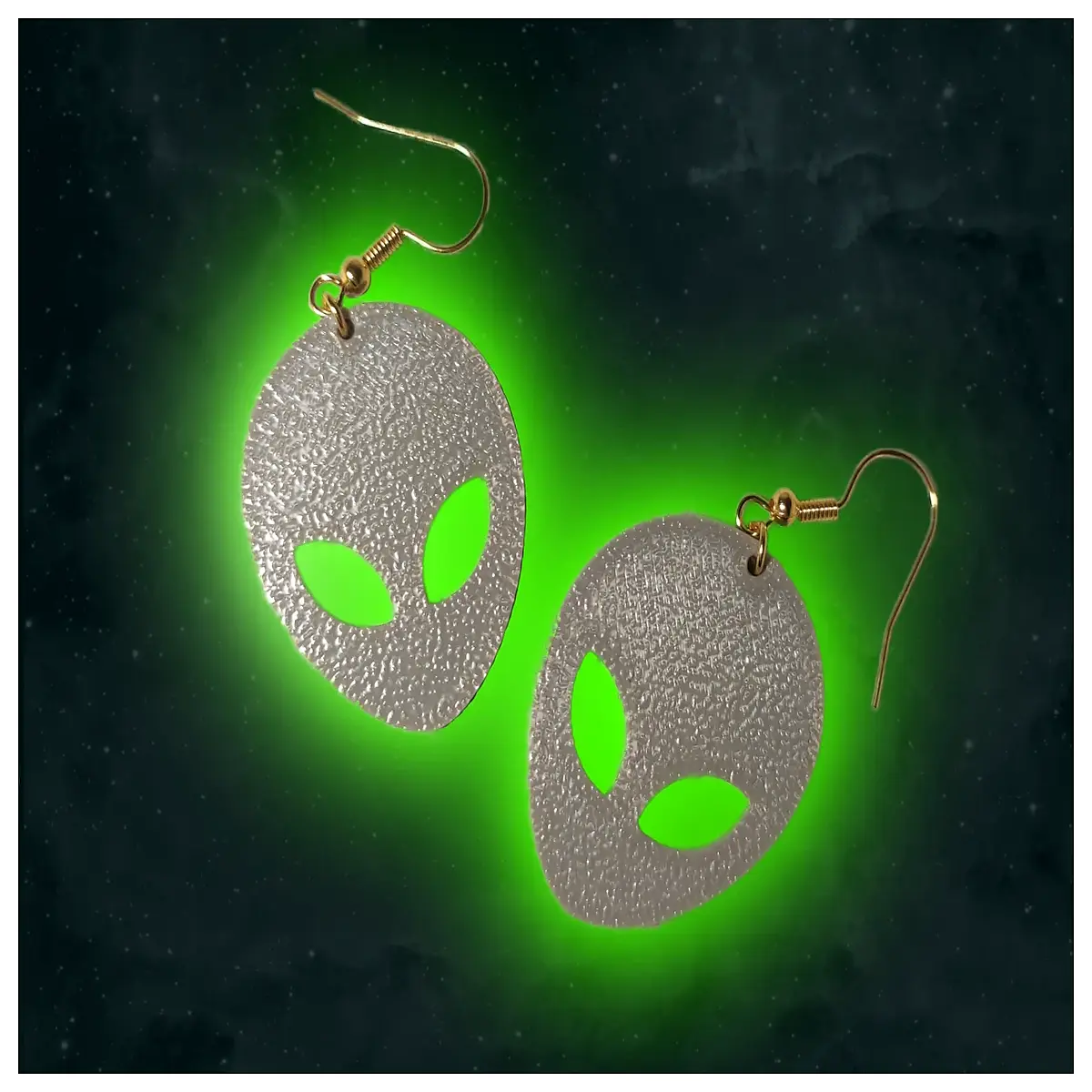Alien Earrings Falling Star Studs Astronaut Gift Personality Decoration Trendy Fashion Accessories
