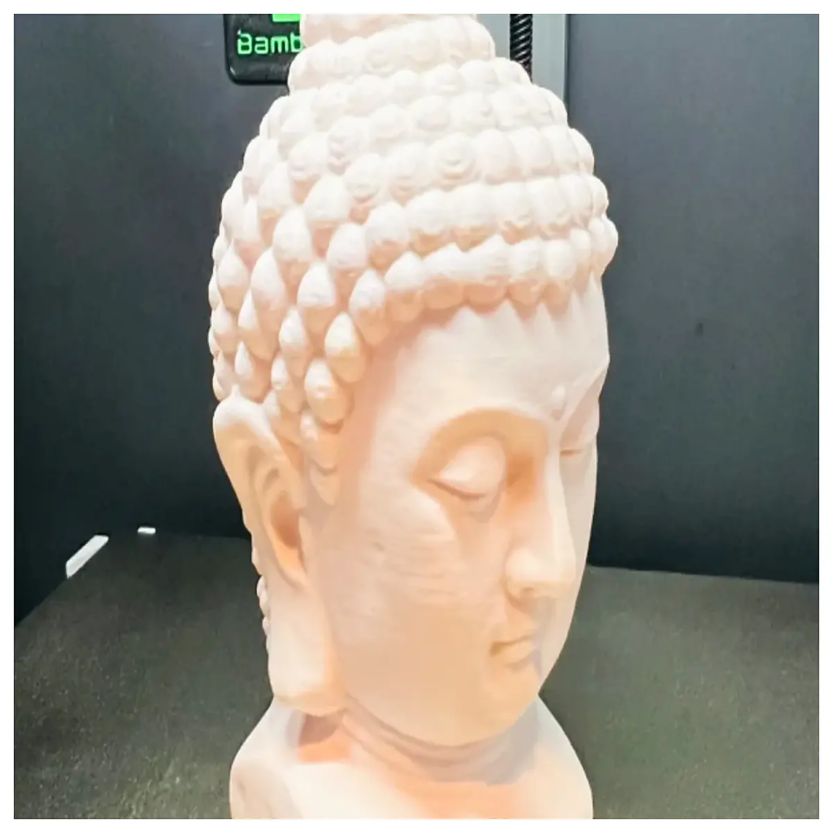 buddha head statue resin garden decor antique bronze religious art piece zen home ornament buddhism meditation symbol sculpture