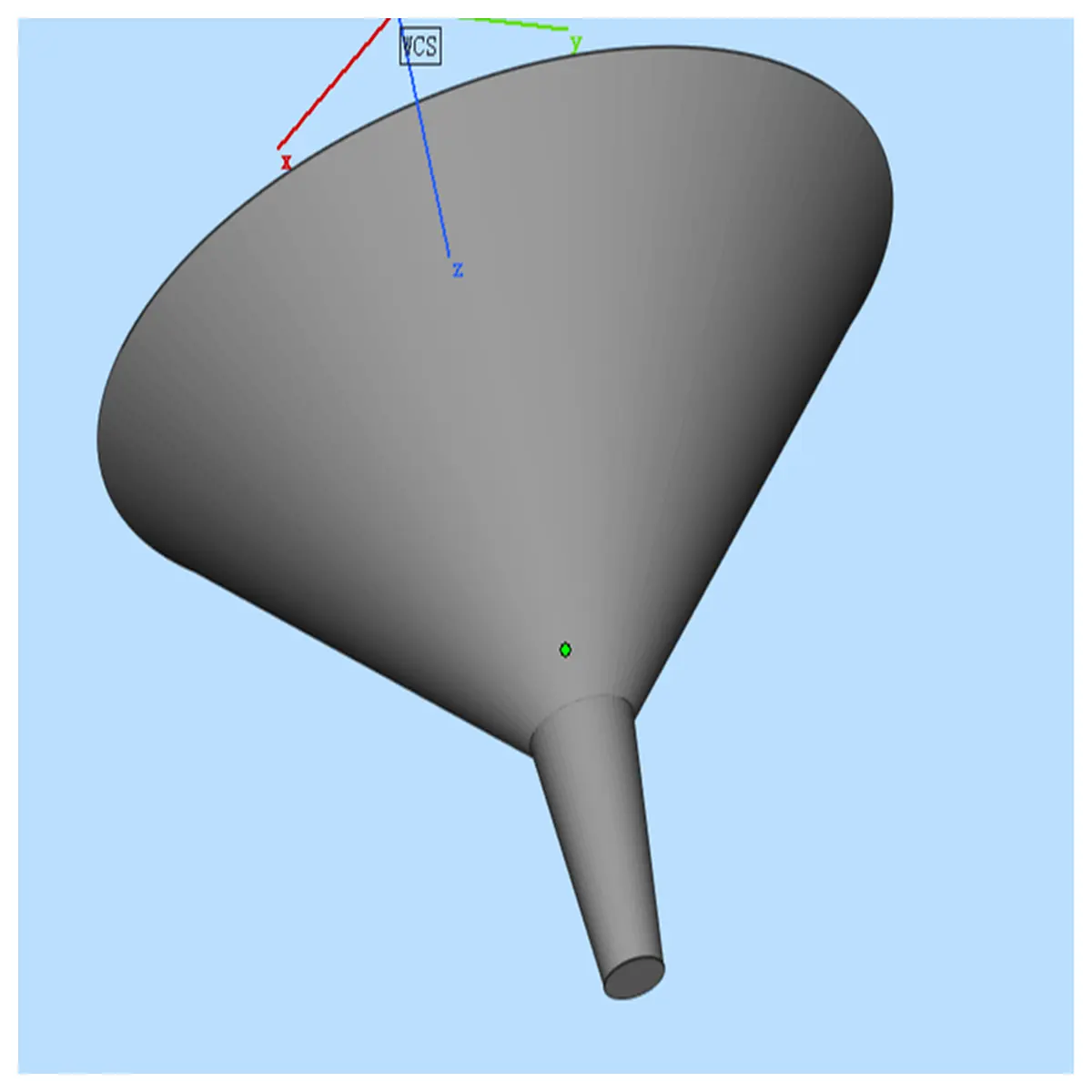 stainless steel lab funnel with filter paper for chemistry experiments and coffee brewing