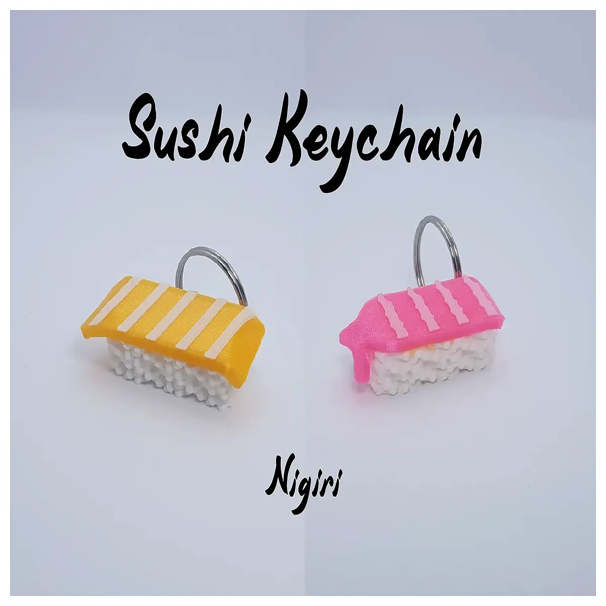 Sushi Keychains Sushi Lover Collectible Sushi Gift Sushi Souvenir Sushi Decoration Sushi Accessories