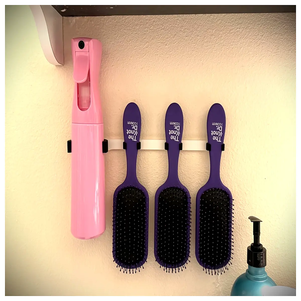 Bottle Holder 3 in 1 Brush Mount Car Cleaning Accessory Support Bracket