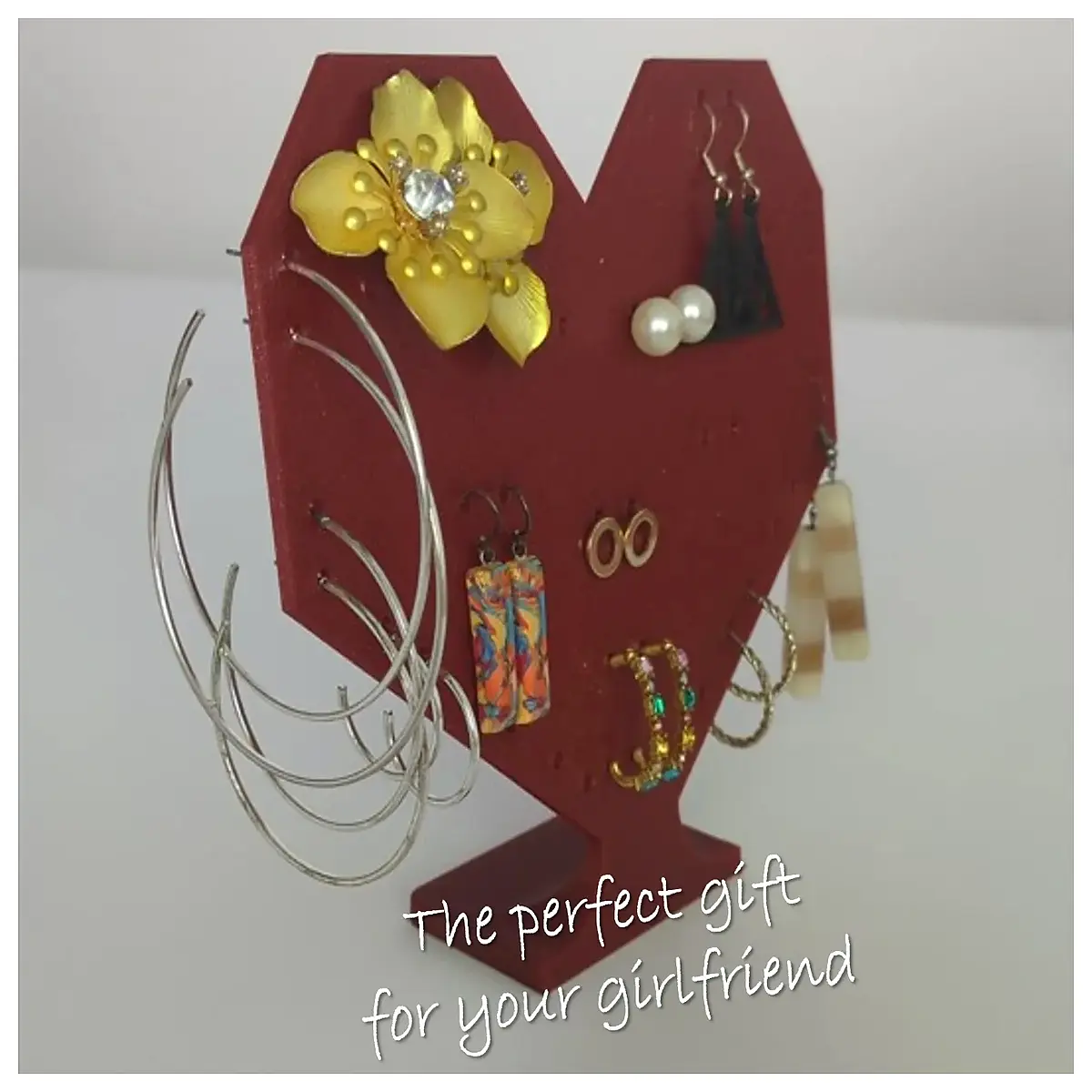Shaped Earring Display Stand Jewelry Organizer Showcase Holder Creative Home Decor Accessory Stand