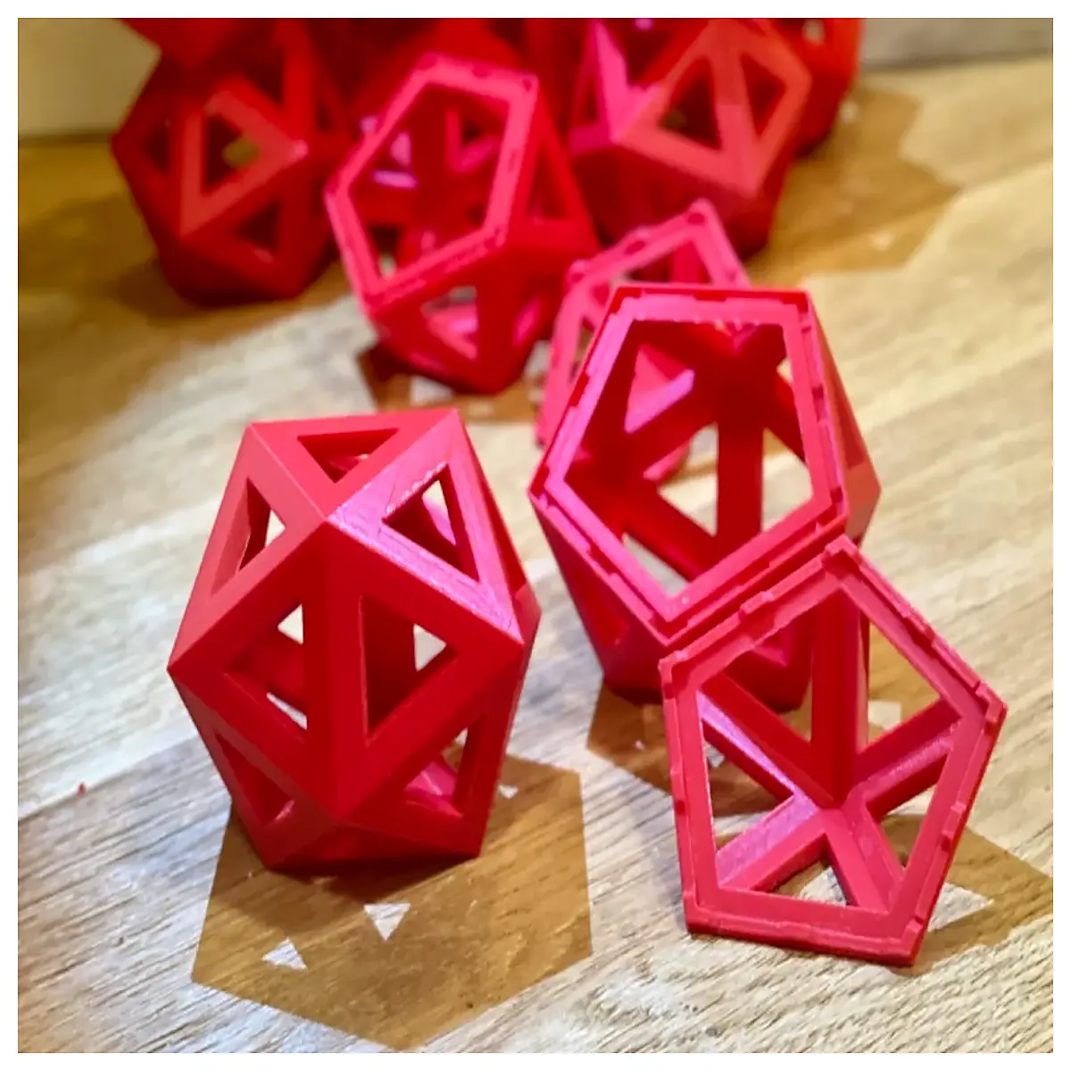 D20 Polyhedral Dice Case TTRPG Storage Dice Protector Gaming Accessory Dungeons Dragons Dice Cover
