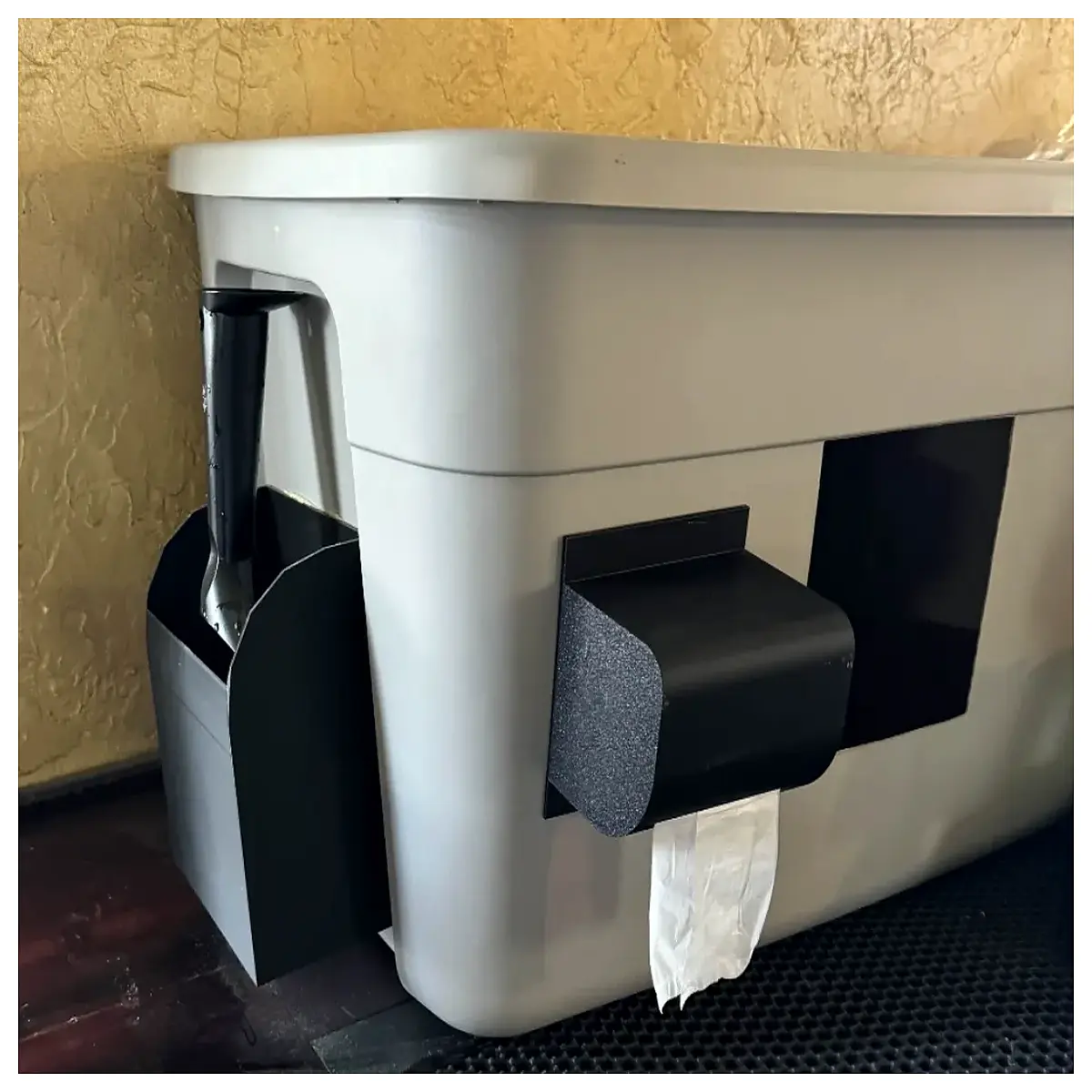 Cat Litter Scoop Automatic Bag Holder Cat Litter Collector Reduces Cleaning Saves Time Effort Cat Litter Accessories