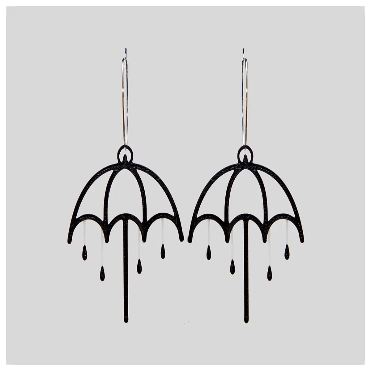 Bring Me The Horizon Earring Umbrella Music Style Windproof Umbrella Waterproof Sunshade Rain Gear for Concerts