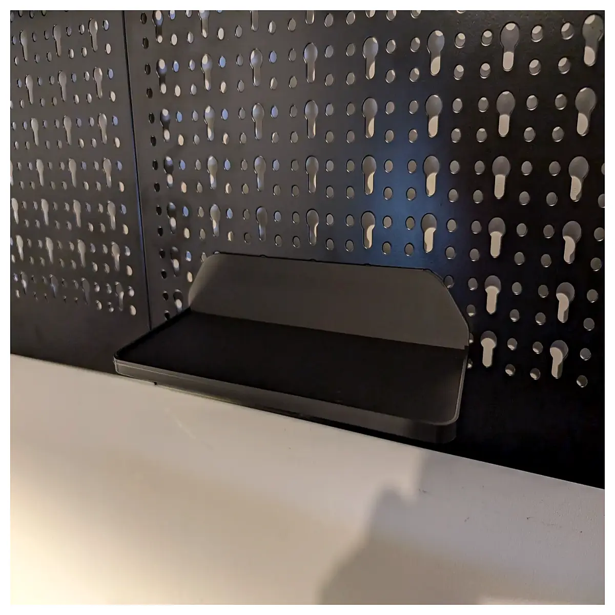 Keyhole Hooks Pegboard Shelf Wall Storage Multi Hook Mount Key Organizer Home Organization Anti Drop Accessories