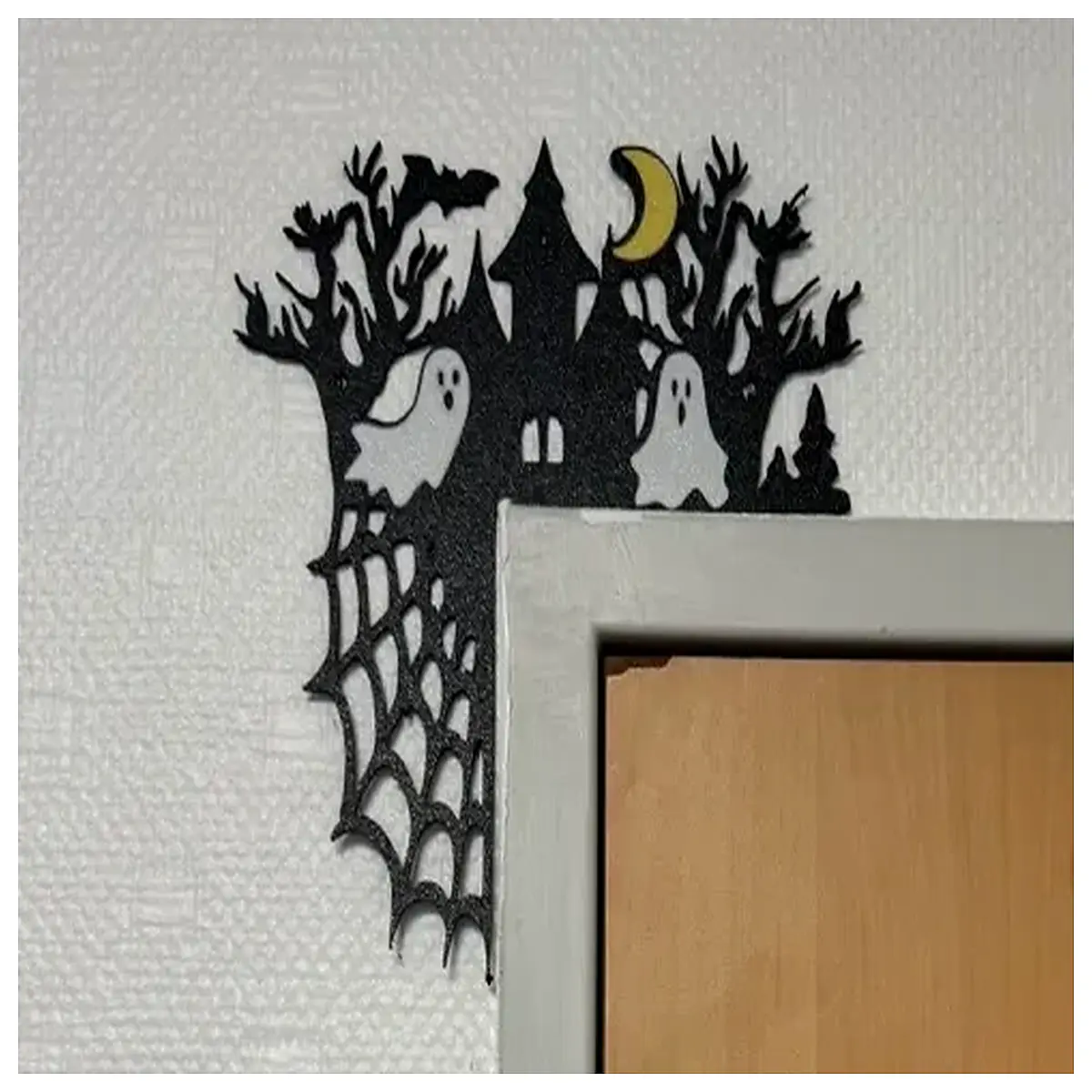 Halloween Decorations Ghost Moon Scene Setting Festive Decor Haunted House Props Party Supplies