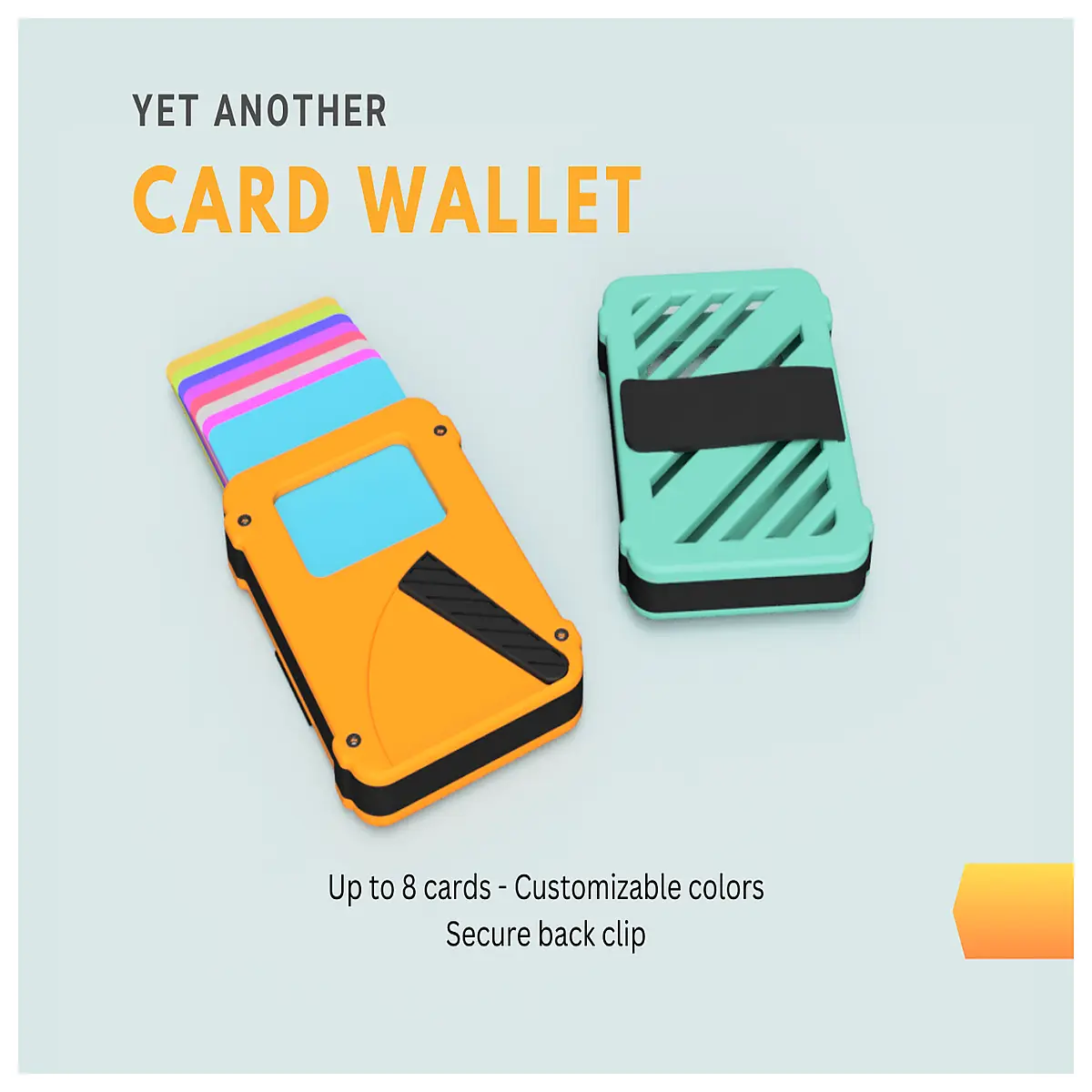 Card Wallet with Magnetic Closure Clip Multi Card Slots Lever Open Quick Access Wallet Accessories Card Protection