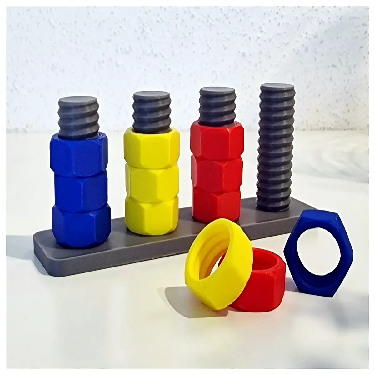 educational nut and bolt toys for kids stem building blocks fine motor skills development tools preschool learning games