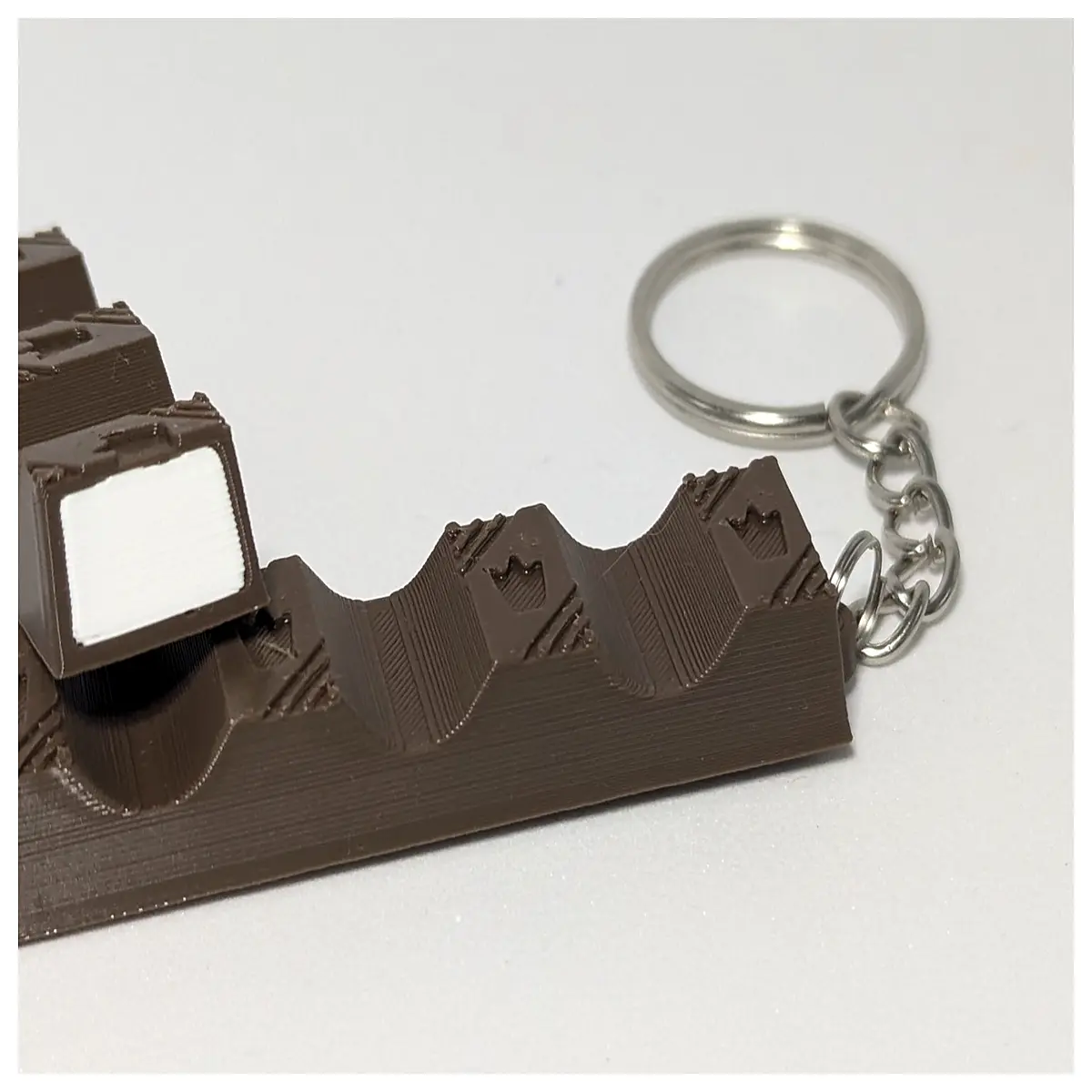 Jinsha Chocolate Keychain Bite d or Whole Snack Gift Cute Decoration Chocolate Treat