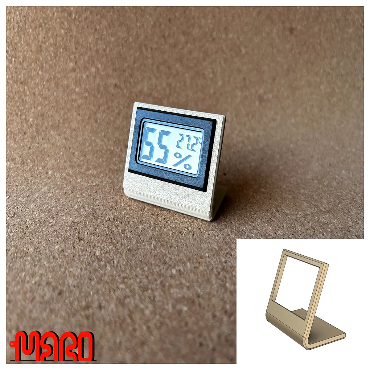 Humidity Thermometer Holder Hanging Support Bracket No Support Needed Measurement Tool Accessory Indoor Outdoor Use Sensor Mount