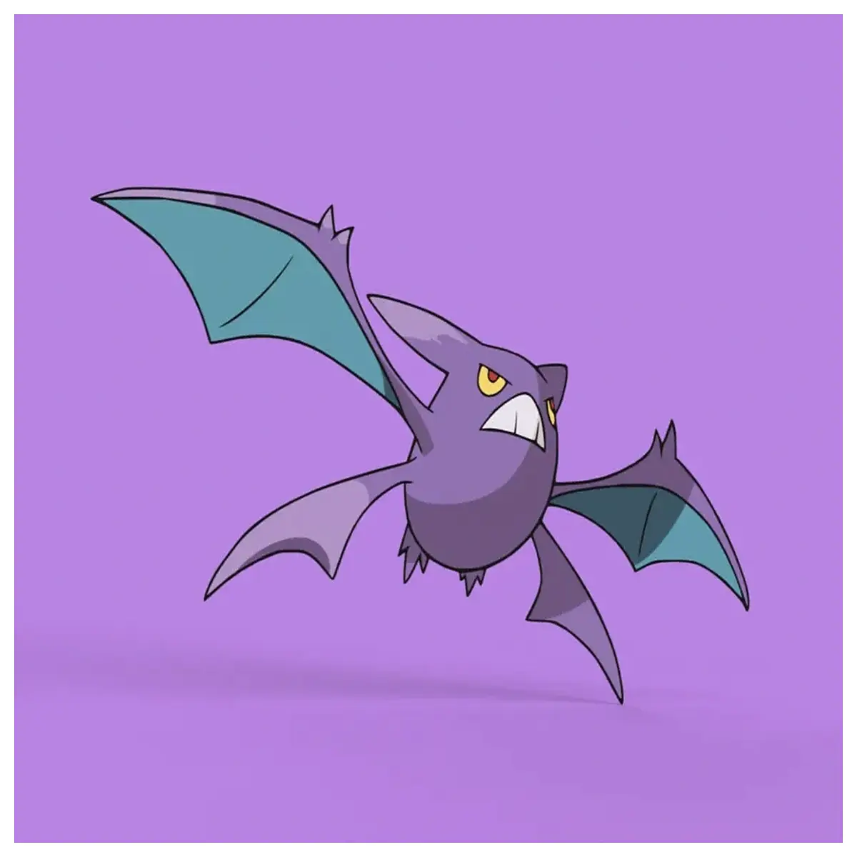 Crobat Wall Art Decorative Painting Indoor Wall Hanging Canvas Print 3D Mural Wall Decor
