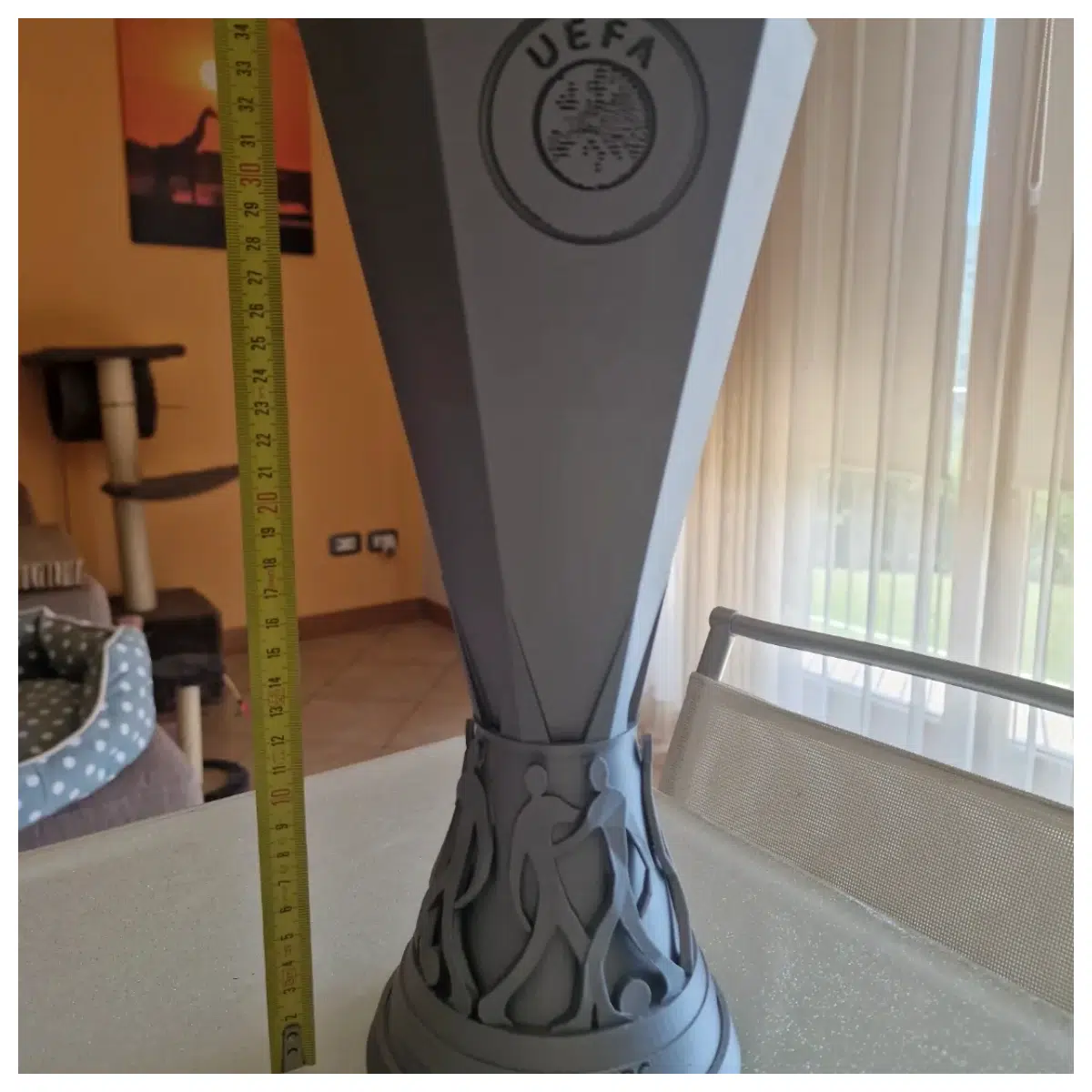 Europa League Trophy Sports Event Memorial Symbol Enhance Pride