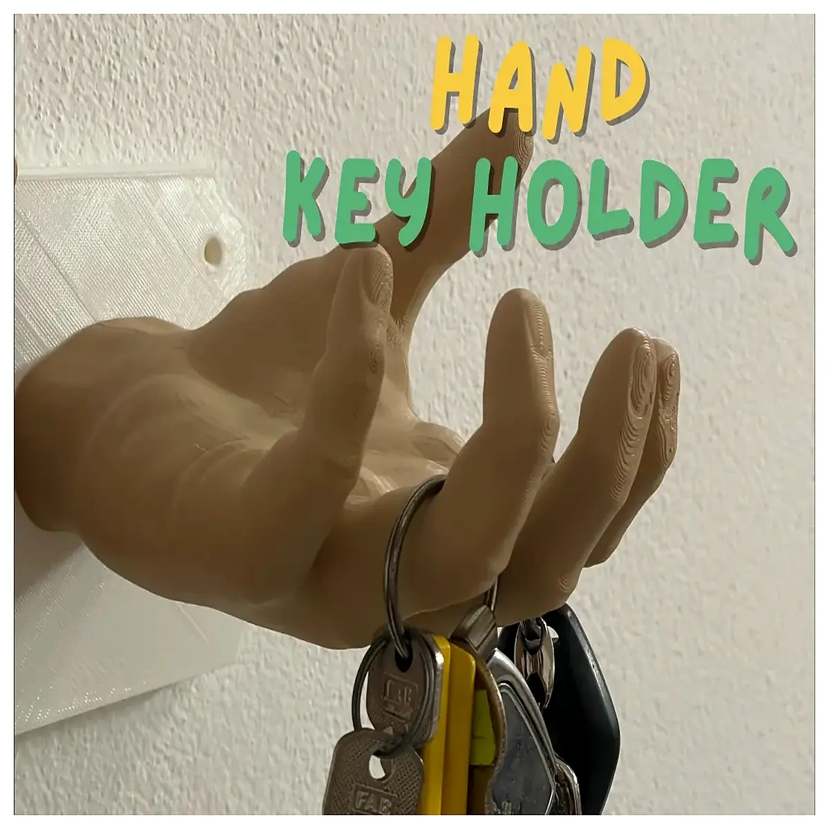 cute hand shape keychain for women girls fashion metal bag charm animal paw key ring accessory gift idea