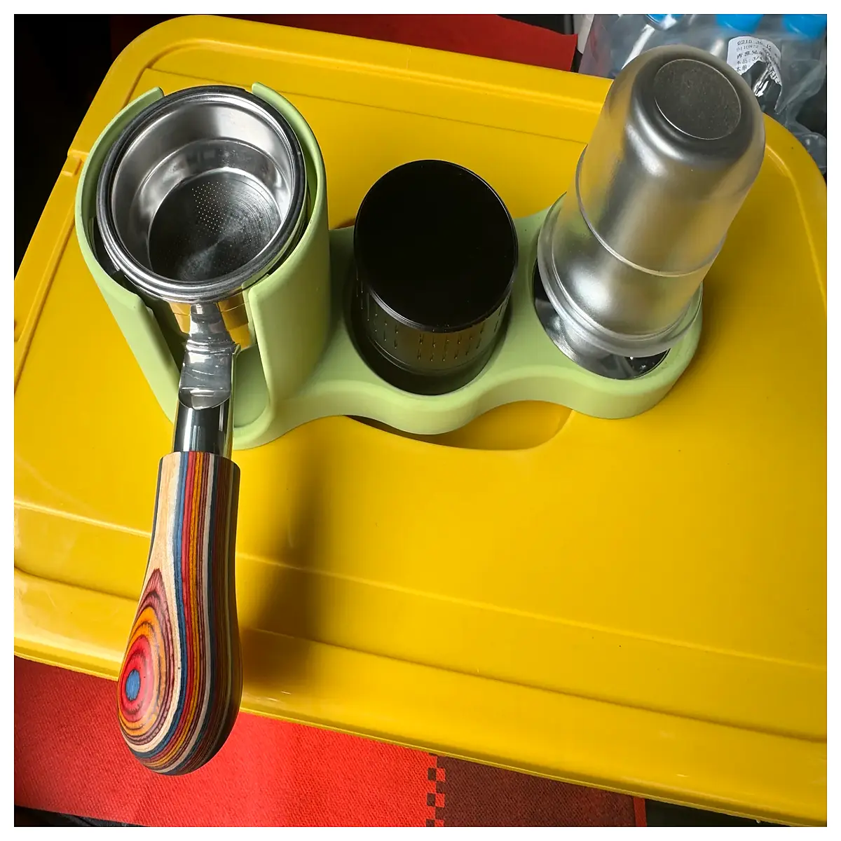 58mm Espresso Machine Accessories Burr Grinder Hammer Powder Press Unit Storage Coffee Mill Parts Enhance Extraction