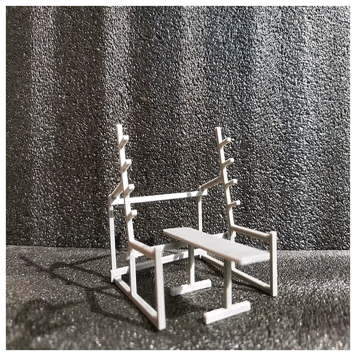 dumbbell storage rack for weight bench gym home fitness equipment organizer