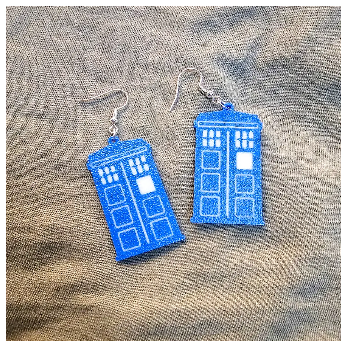 TARDIS Doctor Earrings Multi Retro Steampunk Earring Clock Decoration Roleplay Accessory Stephen Fry Earring